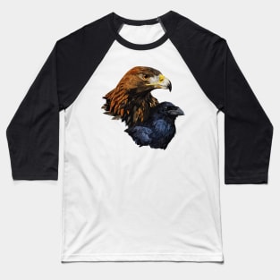 Raven and Eagle Baseball T-Shirt